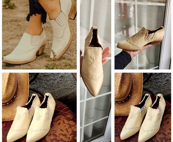 Vintage‎  Nine West Leather Booties - Picture 1 of 8